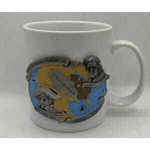 Louisiana Purchase Souvenir Coffee Mug History Cup